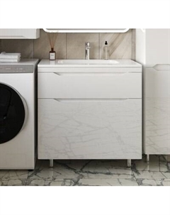 Тумба под умывальник Symbolite Марелла 80 Люкс Plus 2 ящика
