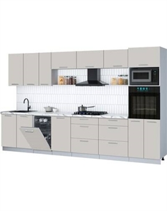 Кухонный гарнитур Интерлиния Мила Gloss 3.5-ПМ3