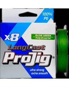 Леска плетеная Петроканат ProJig X8 Long Cast 0.14мм 10.0кг