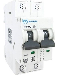 Выключатель автоматический Wilderness DAW2-10 2P 80A х-ка C 10kA (R) / DAW2-10-2-C080