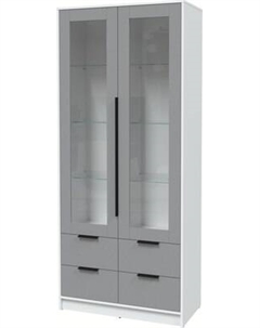 Шкаф с витриной Интерлиния Концепт КТ-ШВ2