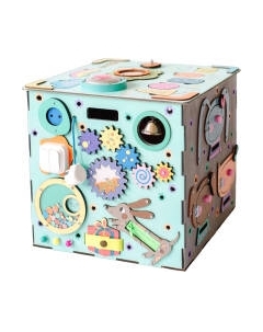 Бизиборд Bizitoys Бизибокс Лунный Cyan / 3535.09