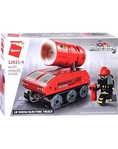 Конструктор Qman Огнеборцы. Пожарная машина 12021 / 10855654