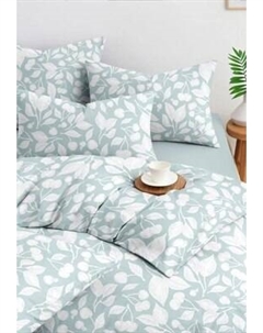 Комплект постельного белья Ночь нежна Черри 1.5сп 70x70 / 20702-1+21141-39