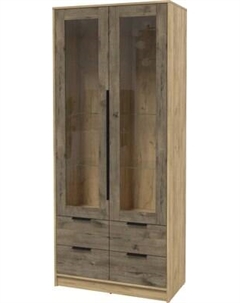 Шкаф с витриной Интерлиния Концепт КТ-ШВ2