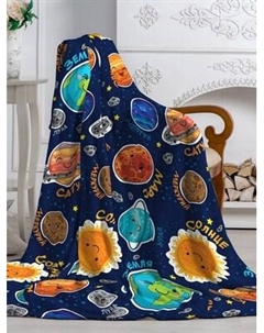 Плед Павлинка Планеты 150x200