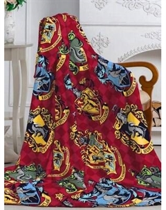 Плед Павлинка Гербы бордо 150x200