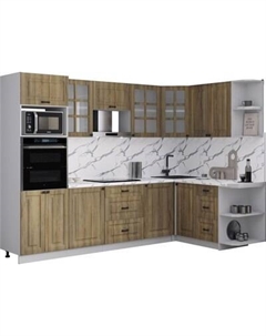 Кухонный гарнитур Интерлиния Мила Деко 1.68x2.8 PR