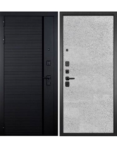 Входная дверь ГРАНИТ Пиано 77-1 бетон светлый Granit