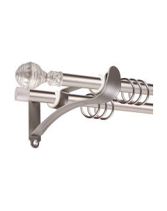 Карниз для штор АС ФОРОС Prime D16Г/16Г + наконечники Ампир Ас форос