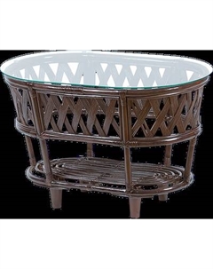 Кофейный столик садовый Мебель Солнца Рузвельт CBN овальный Мебель солнца