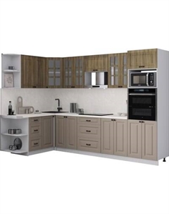 Кухонный гарнитур Интерлиния Мила Деко 1.68x3.0 LV