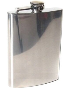 Фляга YYC Зеркальная 8 oz Yyc