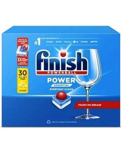 Таблетки для посудомоечных машин Finish PowerBall Power Essential Лимон