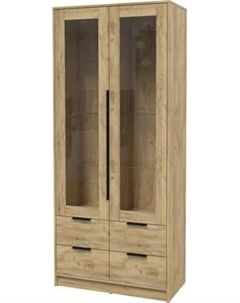 Шкаф с витриной Интерлиния Концепт КТ-ШВ2