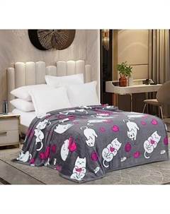 Плед PAVLine FREEDom Котики в сердцах-2 150x200 Pavline