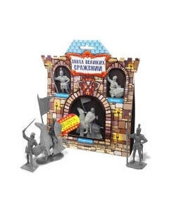 Набор фигурок игровых Биплант Крестоносцы №1 с лошадью / 12058