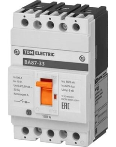 Выключатель автоматический TDM SQ0751-0010 Tdm
