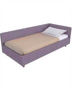 Односпальная кровать Elmax Феррара 100x200 угол левый