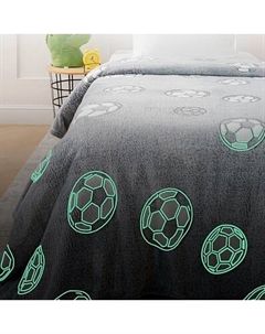 Плед Павлинка Футбол неон 150x200