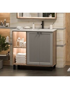 Тумба под умывальник Brevita Lumus 90 / LUM-06090-0842ЯP