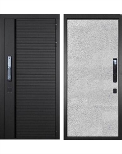 Входная дверь ГРАНИТ Пиано Смарт 77-1 бетон светлый Granit