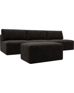 Комплект мягкой мебели Лига Диванов Лига-060 НПБ Лонг с пуфом / 129492 Лига диванов