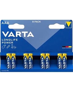 Комплект батареек Varta Longlife Power AAA LR03 Alkaline / 4903121418