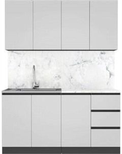 Кухонный гарнитур Артём-Мебель Мэри СН-114 без стекла МДФ 1.6м Артём-мебель