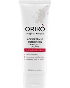 Крем солнцезащитный Oriko Royal Red Ginseng Age Defense Sunscreen SPF 50+ PA+++