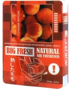 Ароматизатор автомобильный FKVJP Big Fresh Сочный персик BF-11 Fkvjp