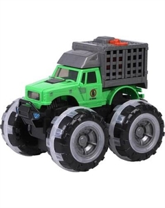 Автомобиль игрушечный Пламенный мотор Монстр трак Охота на динозавра / 870970