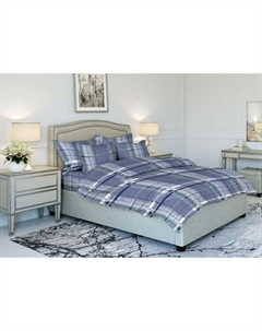 Комплект постельного белья Реноме 1.5сп Клетка / 9709-1