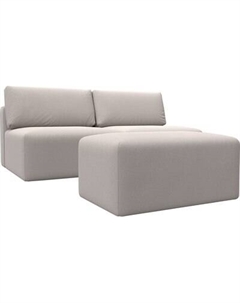 Комплект мягкой мебели Лига Диванов Лига-060 НПБ с пуфом / 129668 Лига диванов