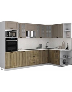 Кухонный гарнитур Интерлиния Мила Деко 1.68x3.0 PR