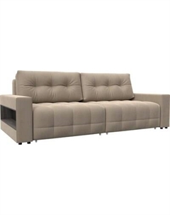 Диван Лига Диванов Лига-053 НПБ с полками / 128889 Лига диванов