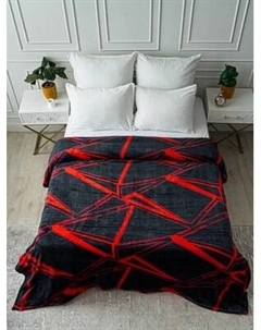 Плед PAVLine Разлом черно-красный 150x200 Pavline