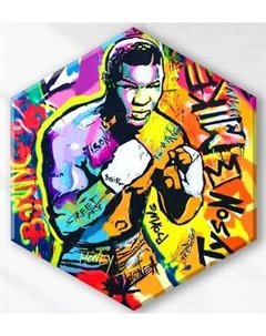 Картина по номерам Флюид Майк Тайсон. Граффити 37x32 / VHR0008