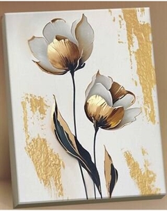 Картина по номерам Флюид Интерьерные тюльпаны 40x50 / HR0692
