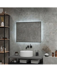 Зеркало Континент Amer Black Led 80x70