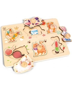 Сортер Hape Умняша Фермерский дворик / E1655_HP