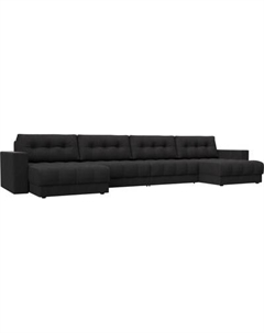 Диван П-образный Лига Диванов Лига-049 НПБ Лонг с декором Лига диванов