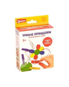 Развивающий игровой набор Zabiaka Умные прищепки / 4796551