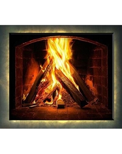 Картина по номерам Молли Жаркий камин 40x50 / LHR0020 Molli