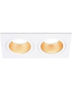 Точечный светильник Ambrella TN102831/2 WH/GD
