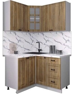 Кухонный гарнитур Интерлиния Мила Деко 1.2x1.3