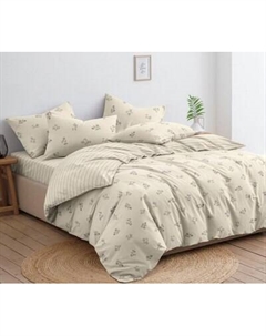 Комплект постельного белья Ночь нежна Вилладж Евро 50х70 ЭКО / 20370-1+20369-1