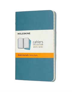 Блокнот CAHIER JOURNAL CH016B44 (3 шт, голубой) Moleskine