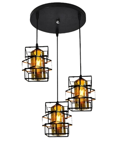 Светильник подвесной (LOFT) (3х40Вт Е27) 4008/3 Goldlight