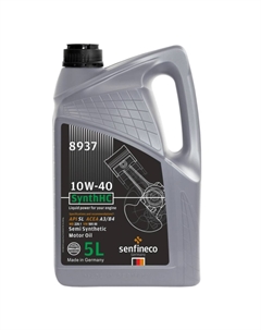 Масло моторное SynthHC 10W-40 API SL ACEA A3/B4 5л Senfineco